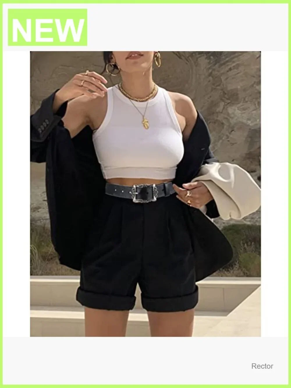 Classic Vintage Leather Belt - Adjustable Buckle for Women